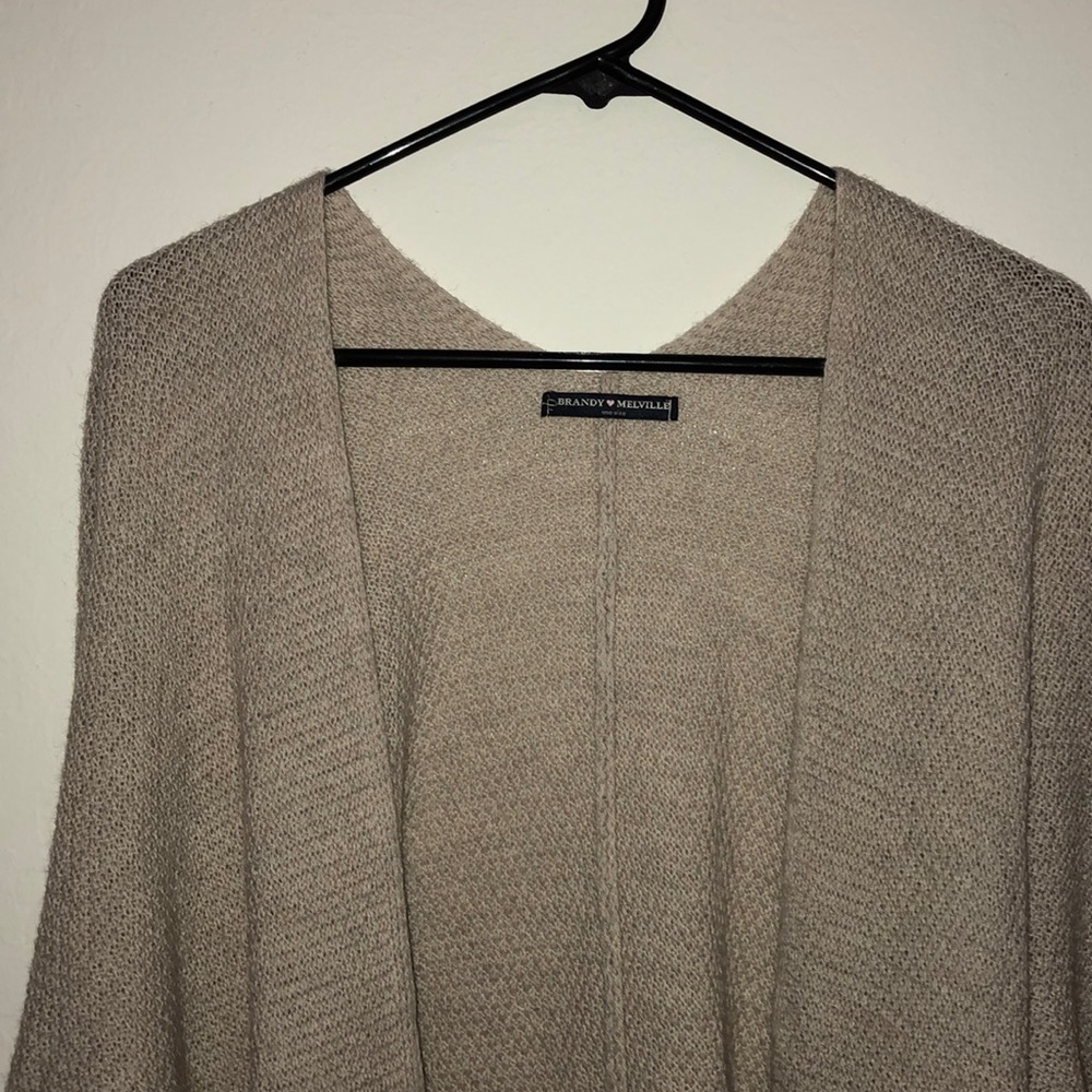 Brandy Melville brown cardigan